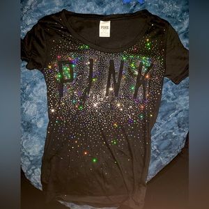 VIctorias secret PINK bling tee- Medium